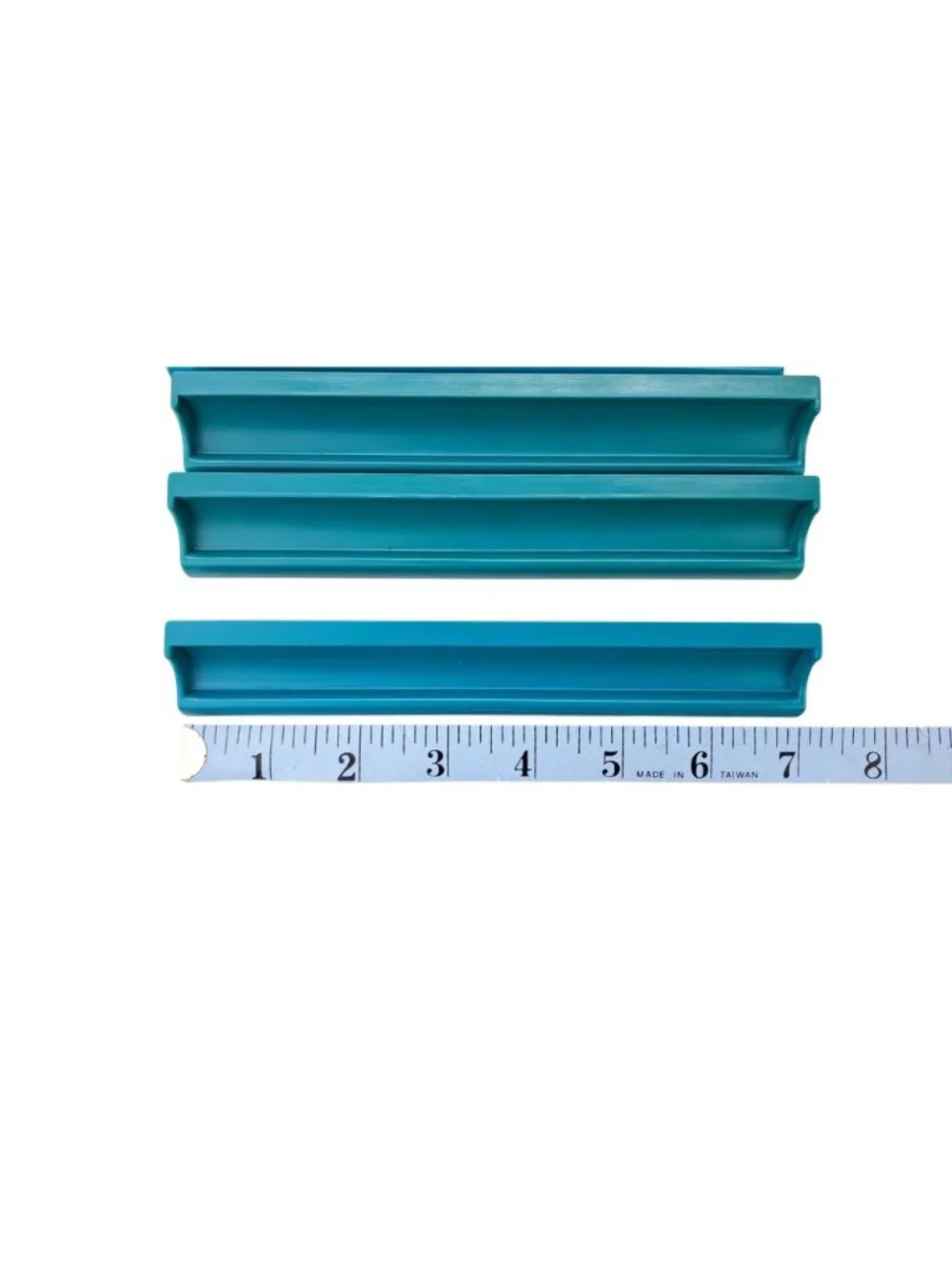 Vintage Teal Scrabble Tile Rack Set Of 4 Plastic 1977 Replacement Deluxe Edition